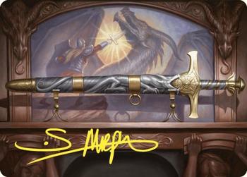 2023 Magic: The Gathering Commander Masters - Art Series Gold-Stamped #1/81 Ancestral Blade Front
