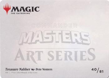 2023 Magic: The Gathering Commander Masters - Art Series Gold-Stamped #40/81 Treasure Nabber Back