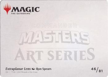 2023 Magic: The Gathering Commander Masters - Art Series Gold-Stamped #46/81 Extraplanar Lens Back