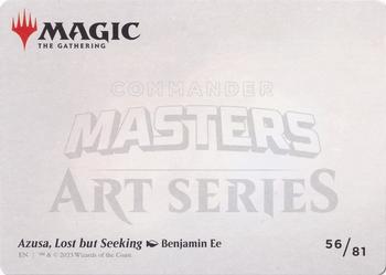 2023 Magic: The Gathering Commander Masters - Art Series Gold-Stamped #56/81 Azusa, Lost but Seeking Back
