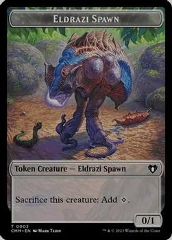 2023 Magic: The Gathering Commander Masters - Double Sided Tokens #0003/0041 Eldrazi Spawn / Construct Front