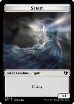 2023 Magic: The Gathering Commander Masters - Double Sided Tokens #0010/0012 Spirit / Drake Front