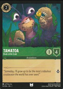 2023 Disney Lorcana TCG: The First Chapter #92/204 Tamatoa - Drab Little Crab Front