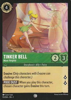 2023 Disney Lorcana TCG: The First Chapter #93/204 Tinker Bell - Most Helpful Front