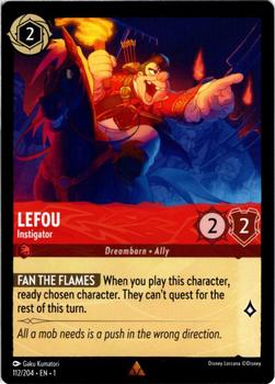 2023 Disney Lorcana TCG: The First Chapter #112/204 LeFou - Instigator Front