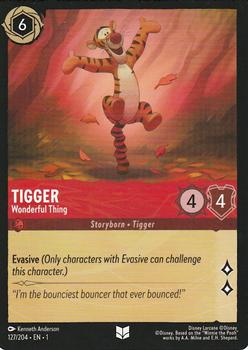 2023 Disney Lorcana TCG: The First Chapter #127/204 Tigger - Wonderful Thing Front