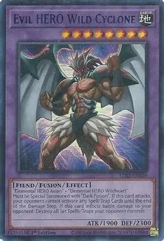 2022 Yu-Gi-Oh! Legendary Duelists: Season 3 - English 1st/Limited Edition #LDS3-EN030 Evil HERO Wild Cyclone Front