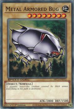 2023 Yu-Gi-Oh! Speed Duel: Streets of Battle City - English 1st Edition #SBC1-END12 Metal Armored Bug Front