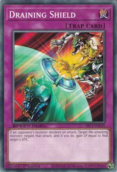 2023 Yu-Gi-Oh! Speed Duel: Streets of Battle City - English 1st Edition #SBC1-ENE20 Draining Shield Front