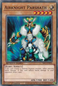 2023 Yu-Gi-Oh! Speed Duel: Streets of Battle City - English 1st Edition #SBC1-ENF04 Airknight Parshath Front