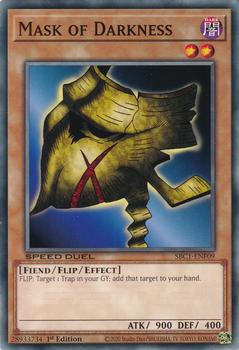 2023 Yu-Gi-Oh! Speed Duel: Streets of Battle City - English 1st Edition #SBC1-ENF09 Mask of Darkness Front
