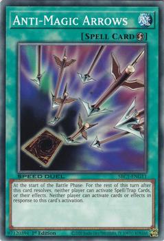 2023 Yu-Gi-Oh! Speed Duel: Streets of Battle City - English 1st Edition #SBC1-ENG11 Anti-Magic Arrows Front