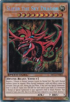 2023 Yu-Gi-Oh! Speed Duel: Streets of Battle City - English 1st Edition #SBC1-ENH01 Slifer the Sky Dragon Front