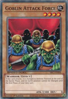 2023 Yu-Gi-Oh! Speed Duel: Streets of Battle City - English 1st Edition #SBC1-ENI06 Goblin Attack Force Front