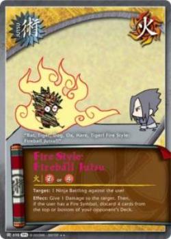 2010 Naruto Series Tournament Pack 1 #TP1J-698 Fire Style: Fireball Jutsu Front