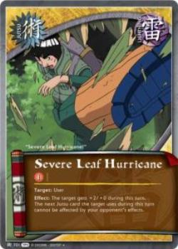 2010 Naruto Series Tournament Pack 1 #TP1J-701 Severe Leaf Hurricane Front