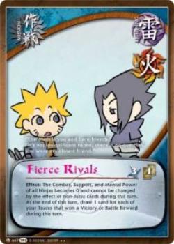 2010 Naruto Series Tournament Pack 1 #TP1M-667 Fierce Rivals Front