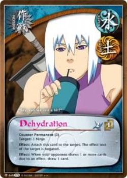 2010 Naruto Series Tournament Pack 1 #TP1M-668 Dehydration Front