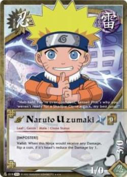 2010 Naruto Series Tournament Pack 1 #TP1N-019b Naruto Uzumaki Front