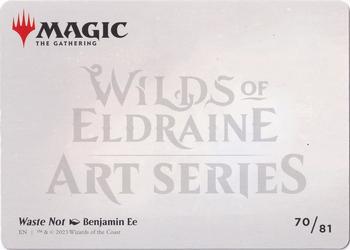 2023 Magic: The Gathering Wilds Of Eldraine - Art Series #70/81 Waste Not Back