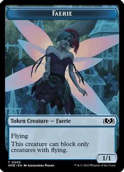 2023 Magic: The Gathering Wilds Of Eldraine - Tokens #0005 Faerie Front