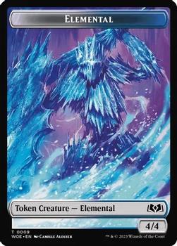2023 Magic: The Gathering Wilds Of Eldraine - Tokens #0009 Elemental Front