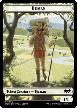 2023 Magic: The Gathering Wilds Of Eldraine - Tokens #0002 Human Front