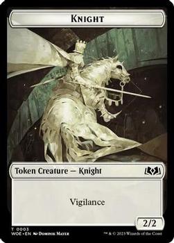 2023 Magic: The Gathering Wilds Of Eldraine - Tokens #0003 Knight Front
