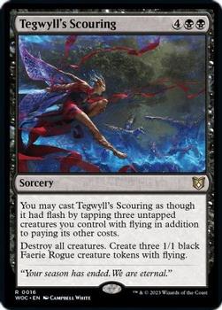 2023 Magic: The Gathering Wilds Of Eldraine - Commander Decks #0016 Tegwyll's Scouring Front