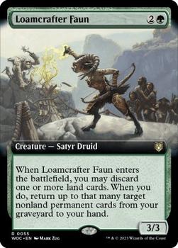 2023 Magic: The Gathering Wilds Of Eldraine - Commander Decks #0055 Loamcrafter Faun Front