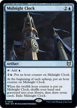 2023 Magic: The Gathering Wilds Of Eldraine - Commander Decks #0099 Midnight Clock Front