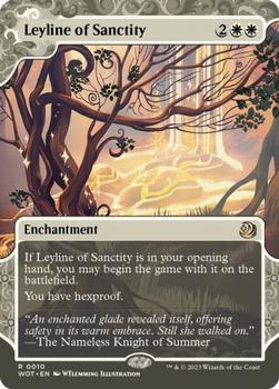 2023 Magic: The Gathering Wilds Of Eldraine - Enchanting Tales #0010 Leyline of Sanctity Front