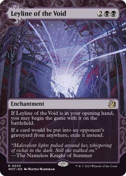2023 Magic: The Gathering Wilds Of Eldraine - Enchanting Tales #0030 Leyline of the Void Front