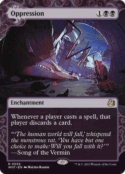 2023 Magic: The Gathering Wilds Of Eldraine - Enchanting Tales #0032 Oppression Front