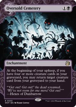 2023 Magic: The Gathering Wilds Of Eldraine - Enchanting Tales #0033 Oversold Cemetery Front