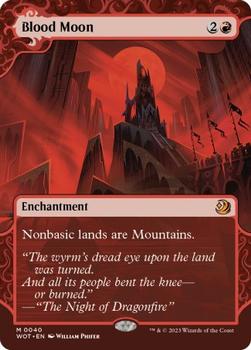 2023 Magic: The Gathering Wilds Of Eldraine - Enchanting Tales #0040 Blood Moon Front