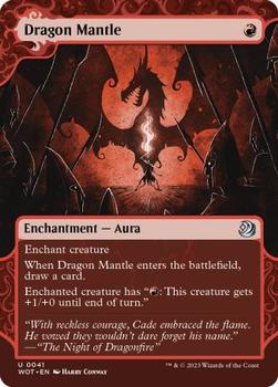 2023 Magic: The Gathering Wilds Of Eldraine - Enchanting Tales #0041 Dragon Mantle Front