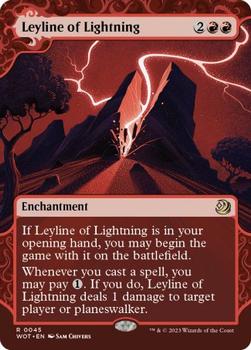 2023 Magic: The Gathering Wilds Of Eldraine - Enchanting Tales #0045 Leyline of Lightning Front