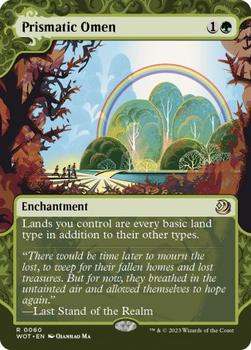 2023 Magic: The Gathering Wilds Of Eldraine - Enchanting Tales #0060 Prismatic Omen Front