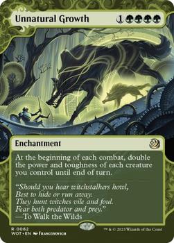 2023 Magic: The Gathering Wilds Of Eldraine - Enchanting Tales #0062 Unnatural Growth Front
