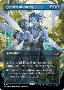 2023 Magic: The Gathering Wilds Of Eldraine - Enchanting Tales #0069 Kindred Discovery Front