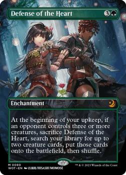 2023 Magic: The Gathering Wilds Of Eldraine - Enchanting Tales #0080 Defense of the Heart Front