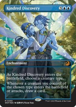 2023 Magic: The Gathering Wilds Of Eldraine - Enchanting Tales #0089 Kindred Discovery Front
