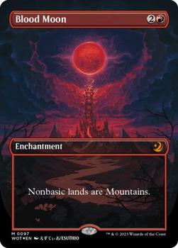 2023 Magic: The Gathering Wilds Of Eldraine - Enchanting Tales #0097 Blood Moon Front