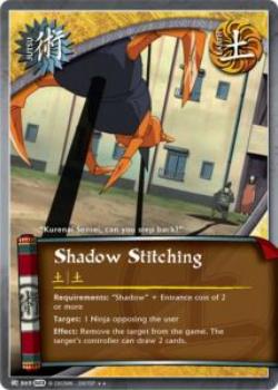 2011 Naruto Series 23: Invasion #INVASJ-869 Shadow Stitching Front