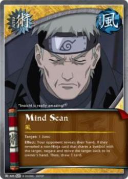 2011 Naruto Series 23: Invasion #INVASJ-885 Mind Scan Front