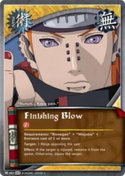 2011 Naruto Series 23: Invasion #INVASJ-887 Finishing Blow Front