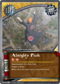 2011 Naruto Series 23: Invasion #INVASJ-888 Almighty Push Front