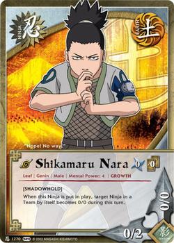 2011 Naruto Series 23: Invasion #INVASN-1270 Shikamaru Nara Front