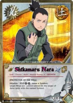 2011 Naruto Series 23: Invasion #INVASN-1278 Shikamaru Nara Front